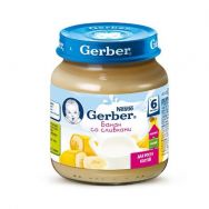 Gerber пюре банан со сливками, 125 г
